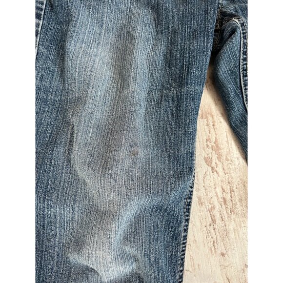 L2 Jeanswear Womens Blue Denim Embroidered Pocket Stretch Jeans Size 9 - Picture 6 of 7